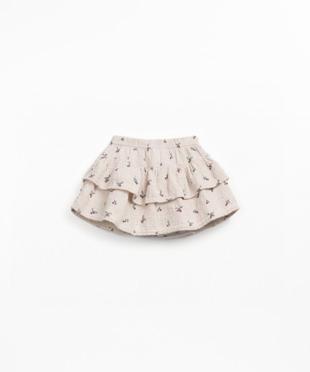 Play Up Printed Woven Skort Tones