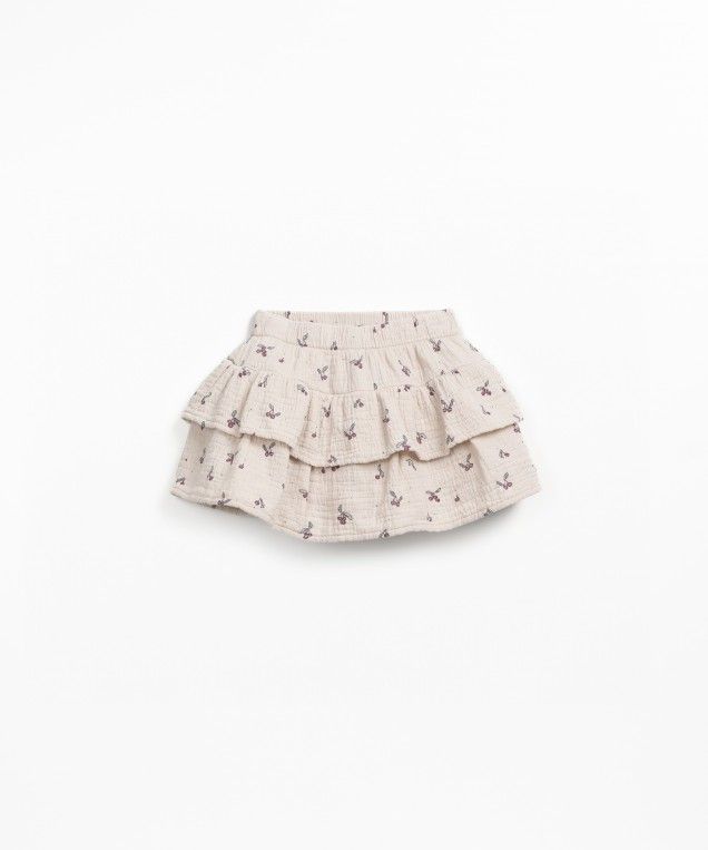 Play Up Printed Woven Skort Tones