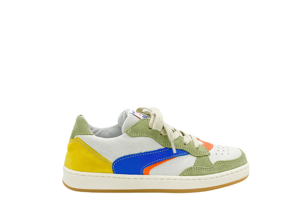 Romagnoli Wit Met Groene Sneaker (maat 30-35)