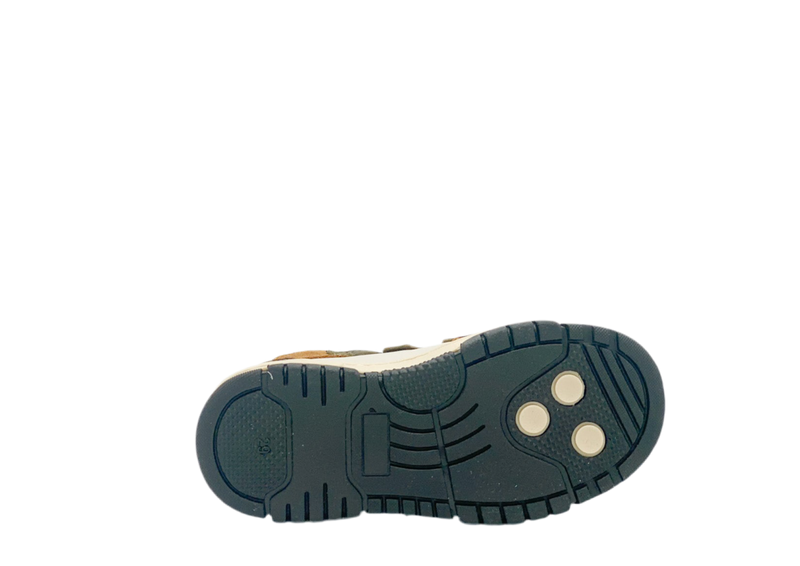 Poldino White Khaki Basketter (maat 29-36)
