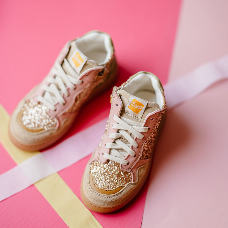 Ocra Basketter Glitter Platino (maat 28-34)