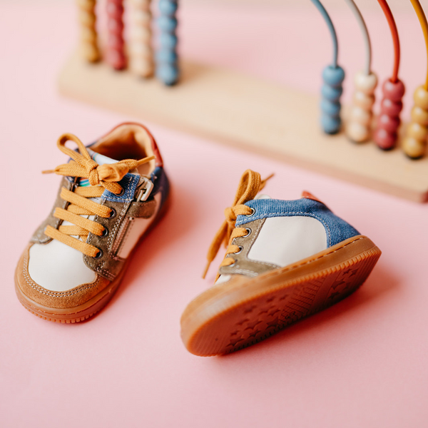 Romagnoli Eerste Sneaker Multicolor Latte (maat 19-23)