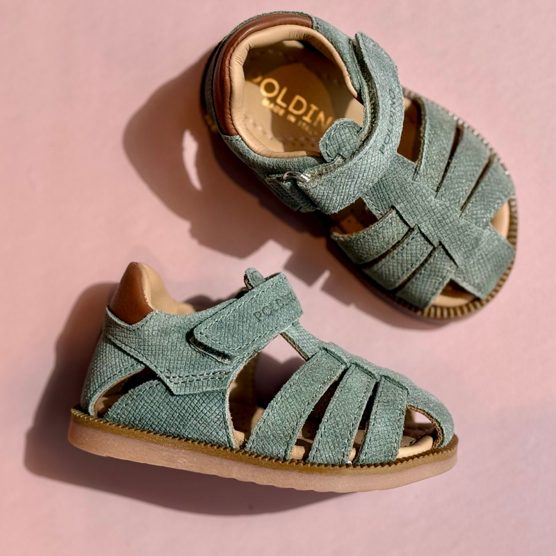 Poldino Eerste Sandaaltje Hedge Green (maat 19-23)