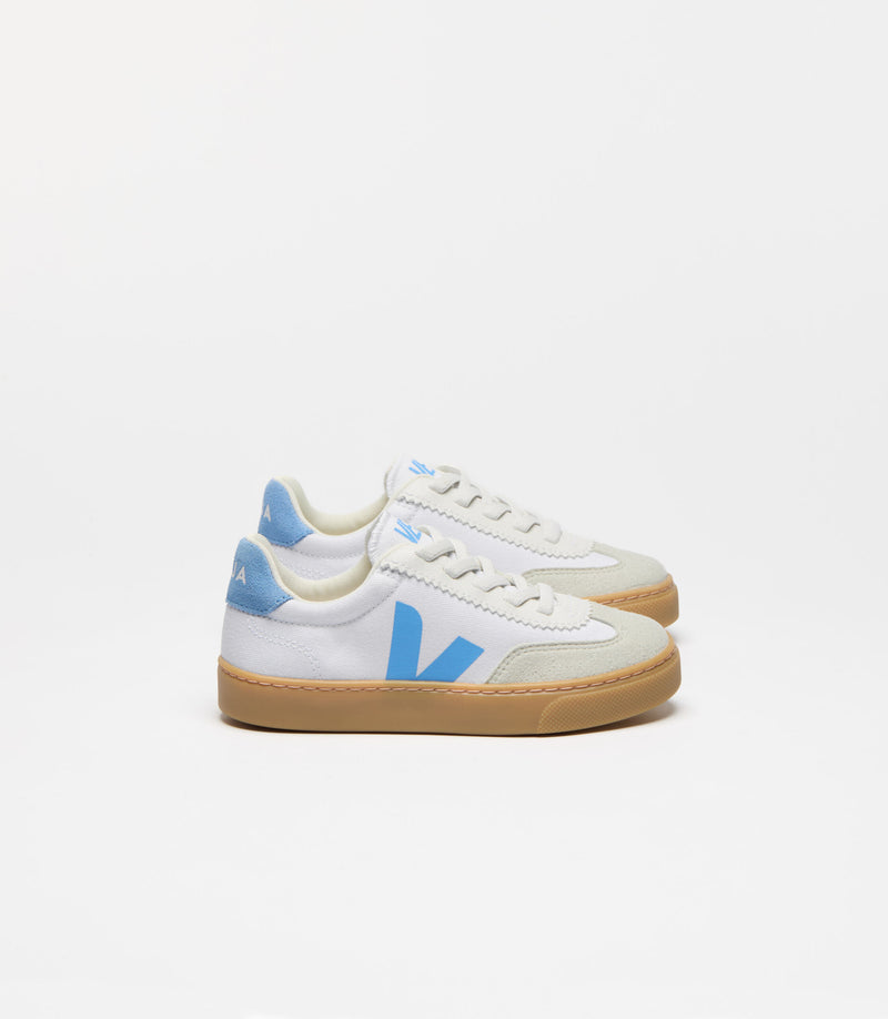 Veja Sneaker Small Volley White Aqua (maat 27-35)