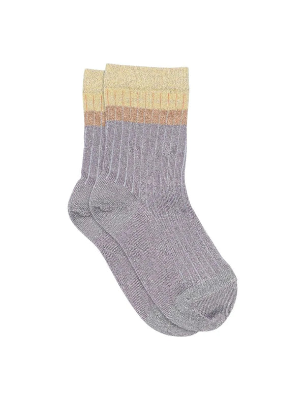 Mp Denmark Norma Glitter Socks lila