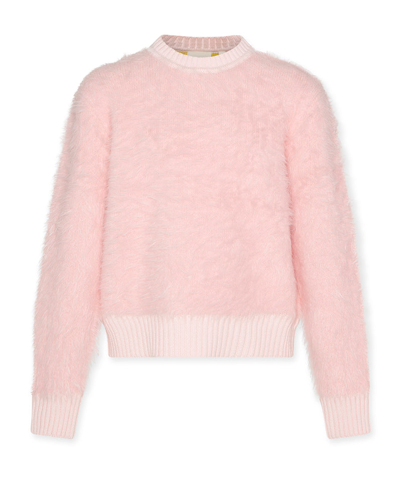 AO76 Carla C-neck Plain Light Rosa