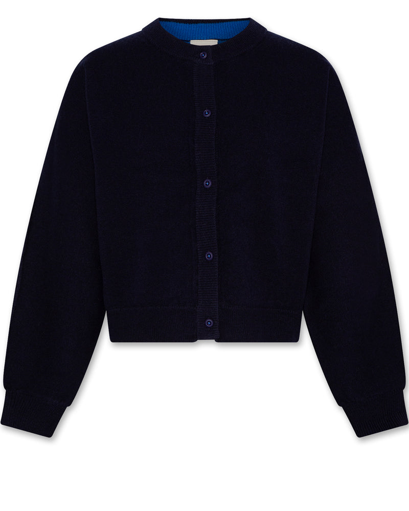 AO76 Patti Cardigan Classic Navy
