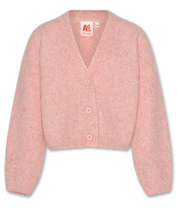 AO76 Beth Cardigan Light Rosa