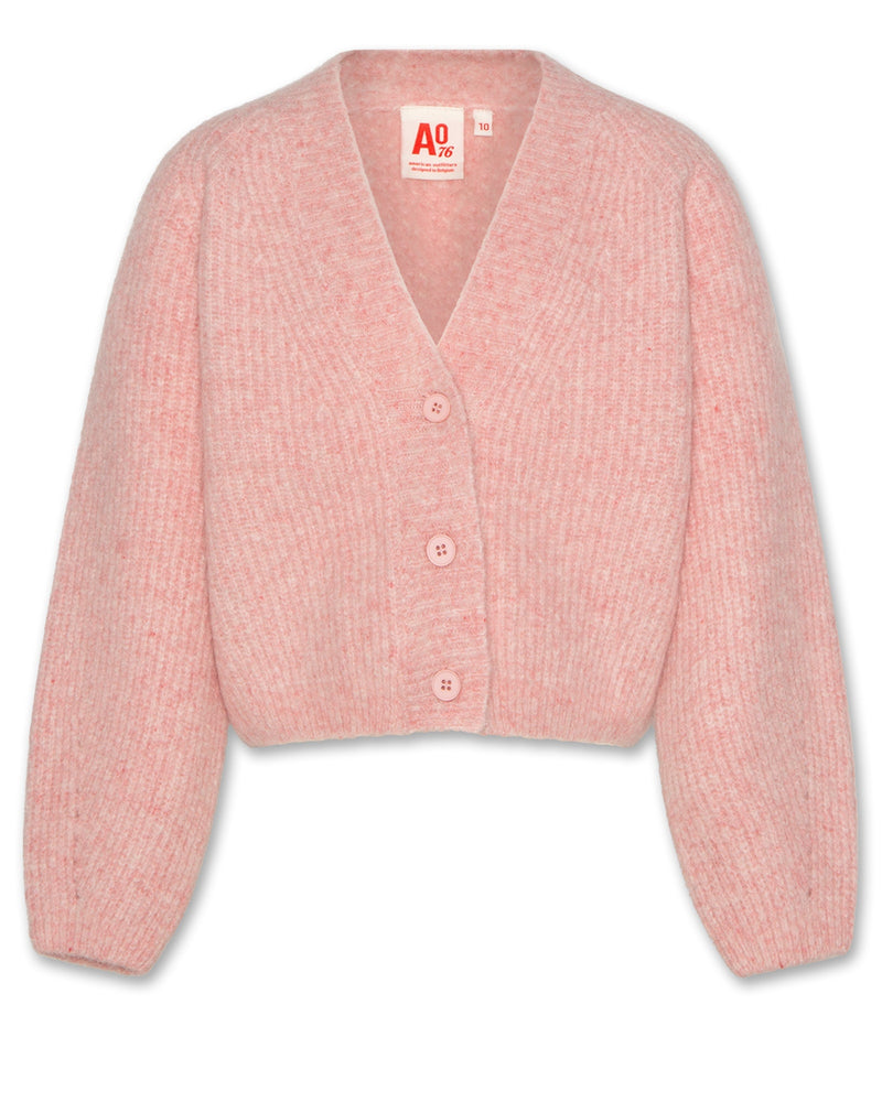 AO76 Beth Cardigan Light Rosa