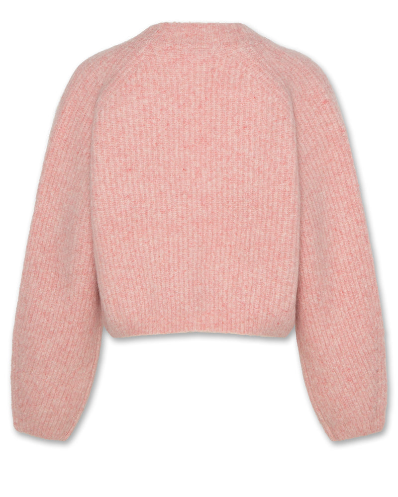 AO76 Beth Cardigan Light Rosa