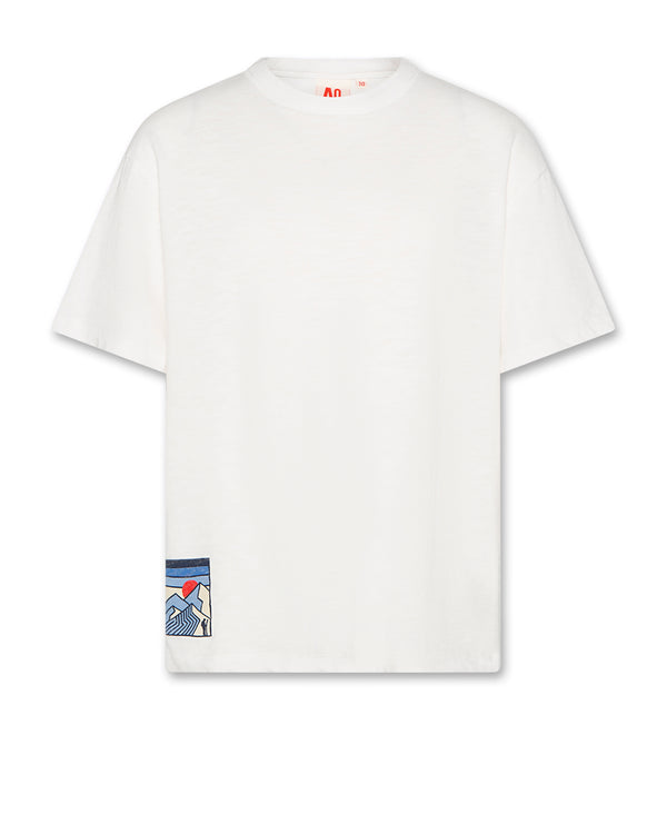 AO76 Silas T-shirt Vibes White
