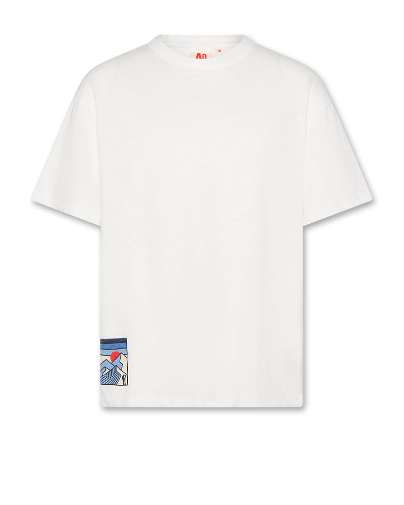 AO76 Silas T-shirt Vibes White