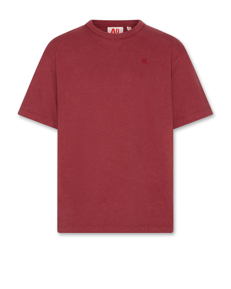 AO76 Silas T-shirt Logo Bordeaux