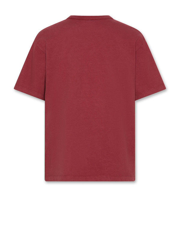 AO76 Silas T-shirt Logo Bordeaux