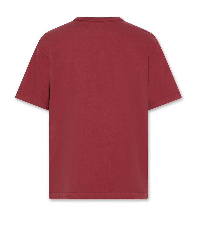 AO76 Silas T-shirt Logo Bordeaux