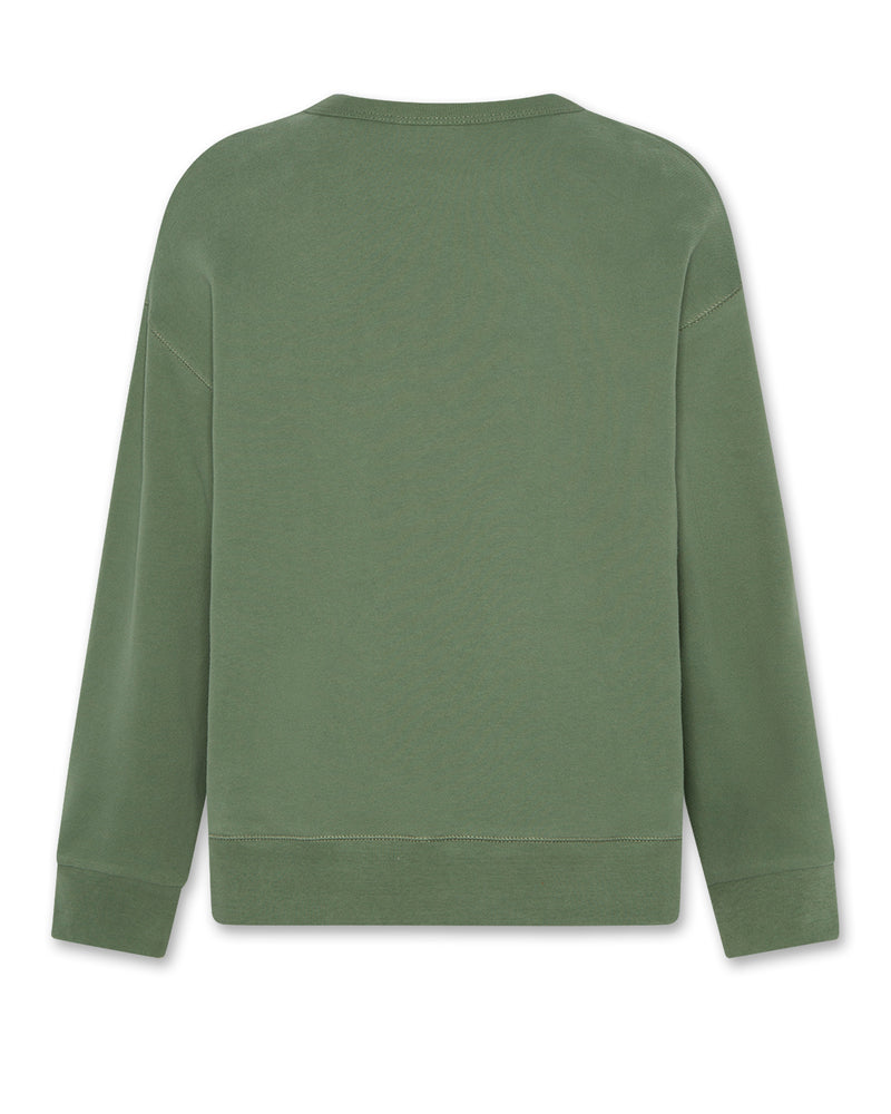 AO76 Oscar Sweater Landscape Earth Green