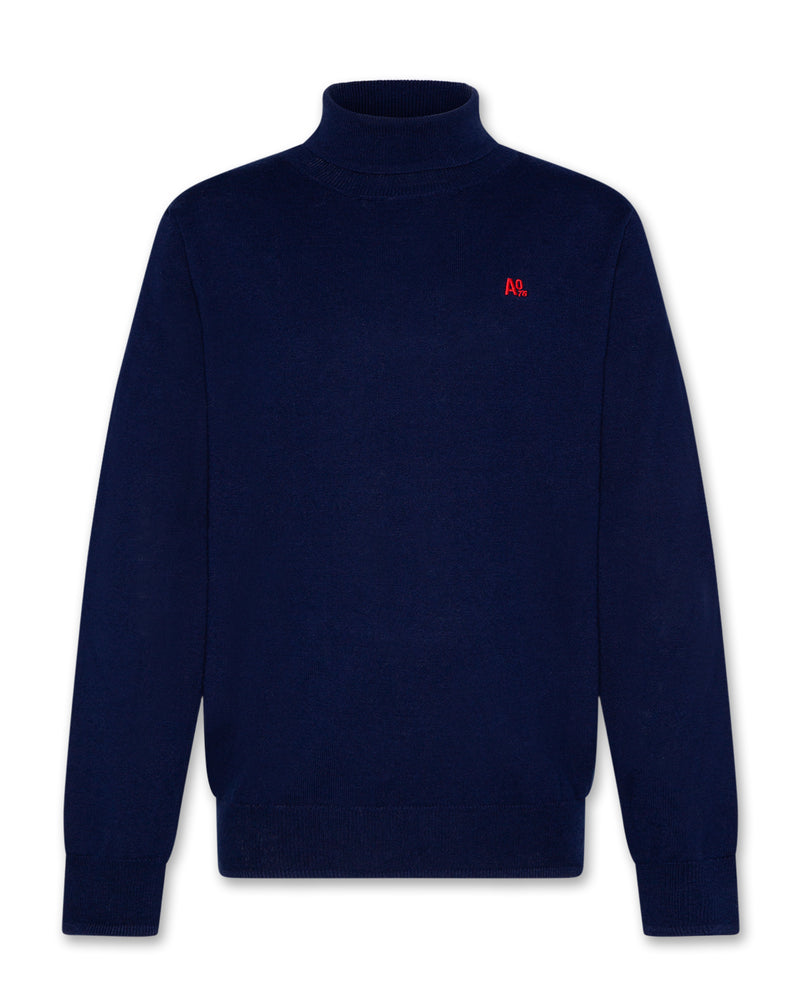 AO76 Odin Roll-neck Classic Navy