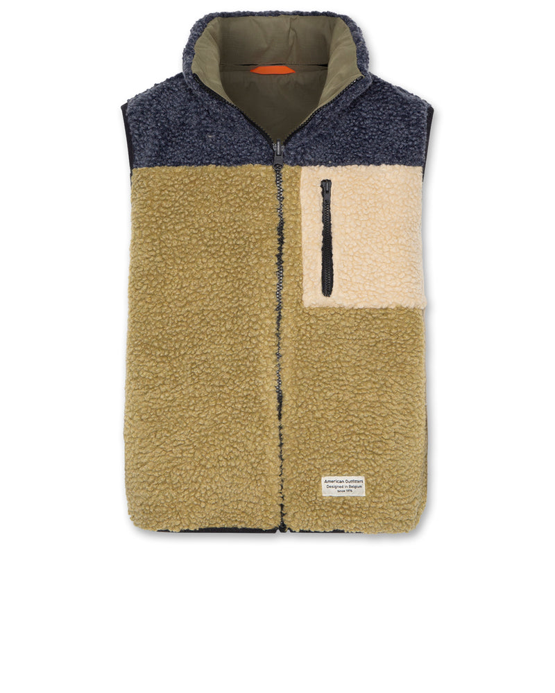 AO76 Teddy RV Bodywarmer Olive