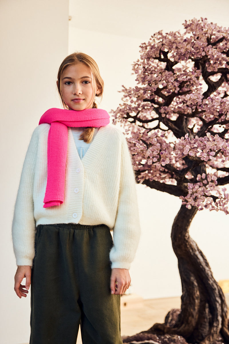 AO76 Noon Scarf Woop Fluo Pink