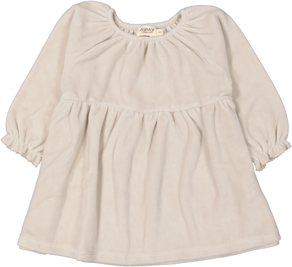MarMar Copenhagen Dawson Velvet Dress Rabbit Grey
