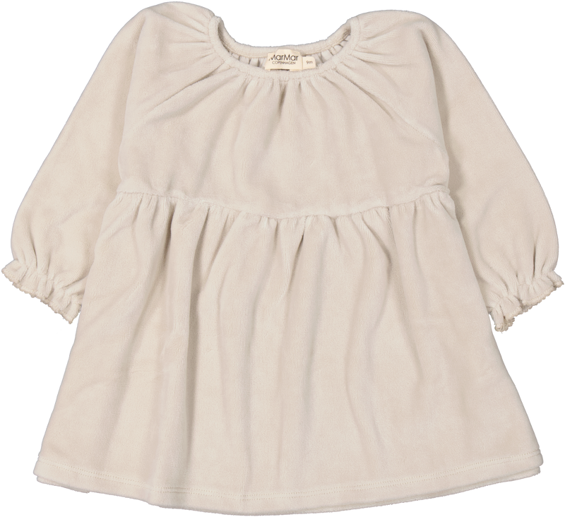 MarMar Copenhagen Dawson Velvet Dress Rabbit Grey