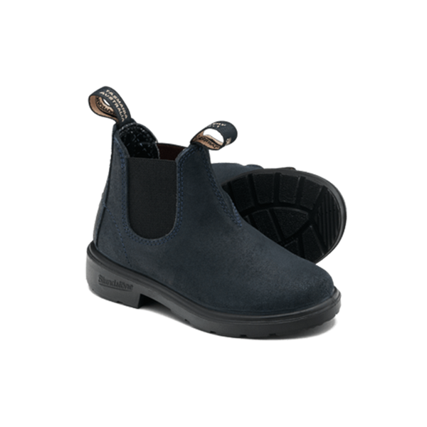 Blundstone Chelsea Boot Suede Navy (maat 25-32)