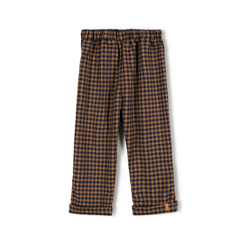 Nixnut Stic Pants Navy Checkered