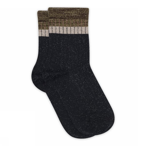 Mp Denmark Norma Glitter Socks Navy