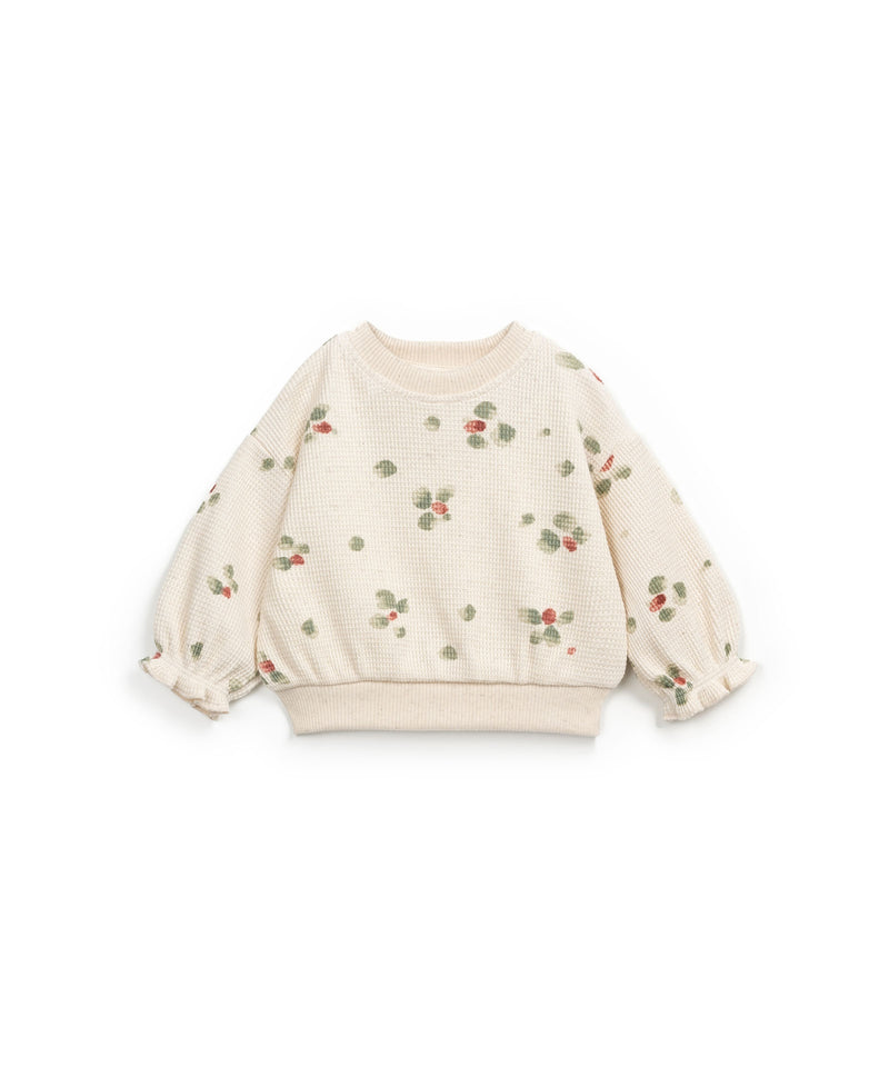 Play Up Printed Interlock Sweater Sheep