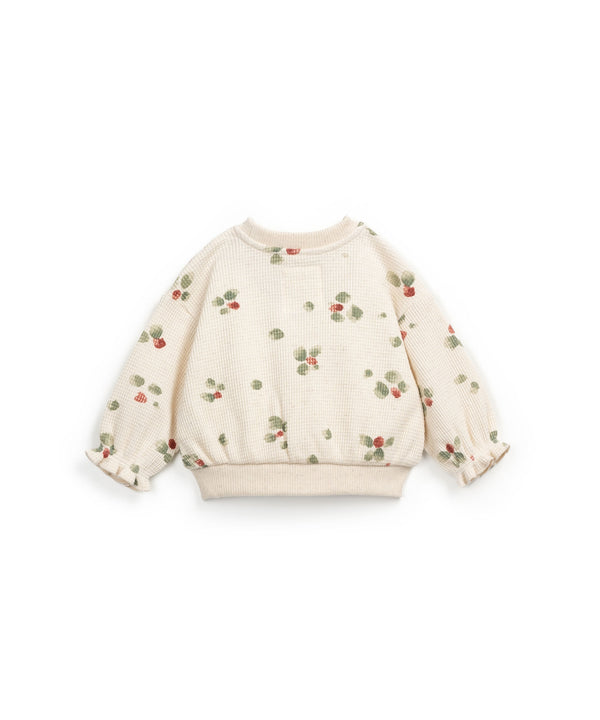 Play Up Printed Interlock Sweater Sheep