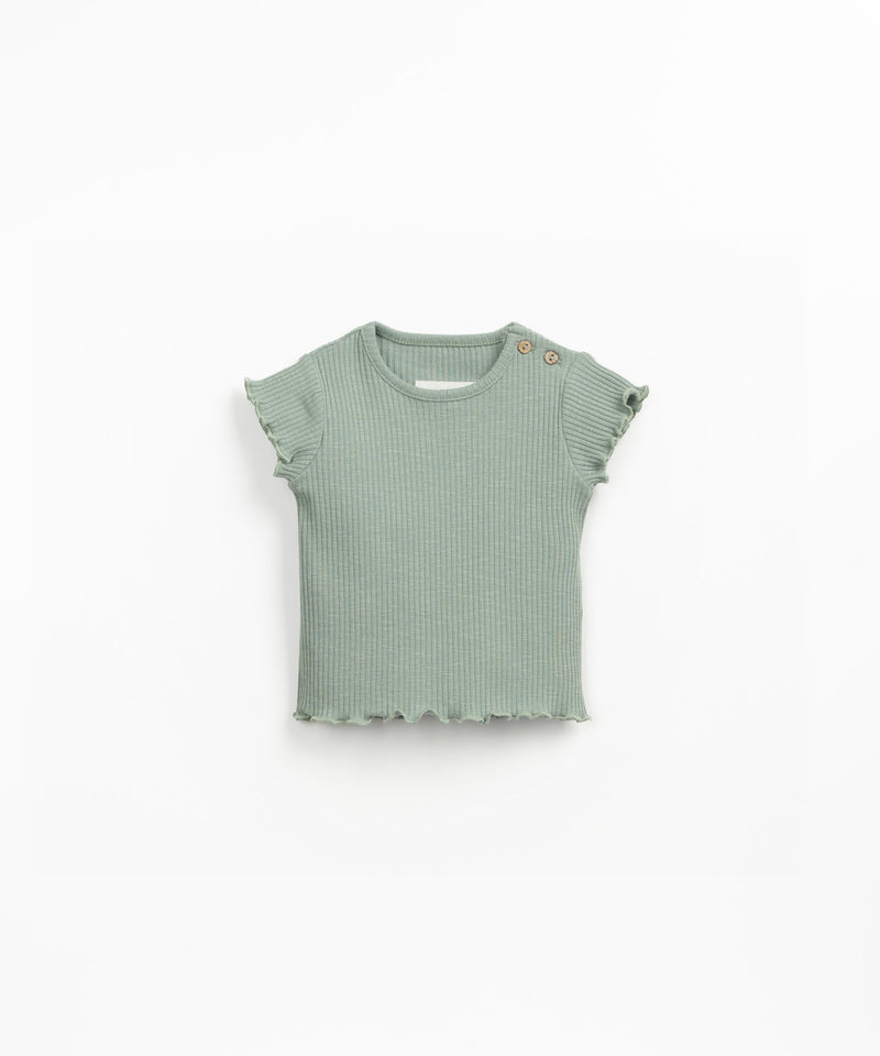 Play Up Baby Flamé Rib T-shirt Madalena