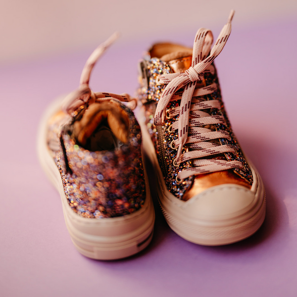 Romagnoli Half Hoge Glitter Sneaker (maat 24-30)