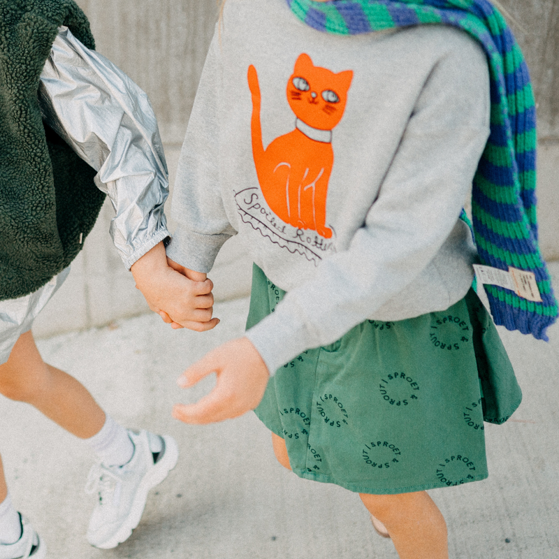 Sproet & Sprout Denim Skirt Green