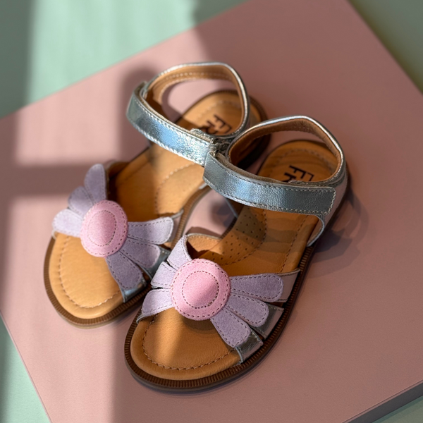 Romagnoli Flower Sandaal Zilver (maat 28-33)