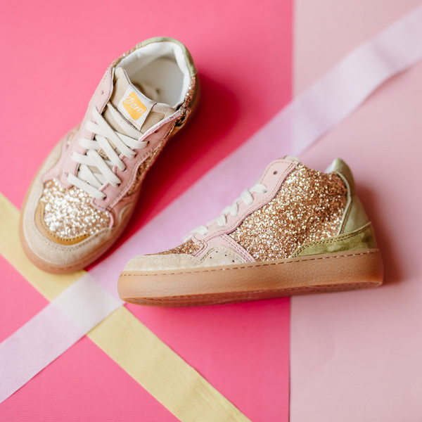 Ocra Basketter Glitter Platino (maat 28-34)