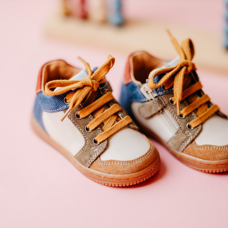 Romagnoli Eerste Sneaker Multicolor Latte (maat 19-23)