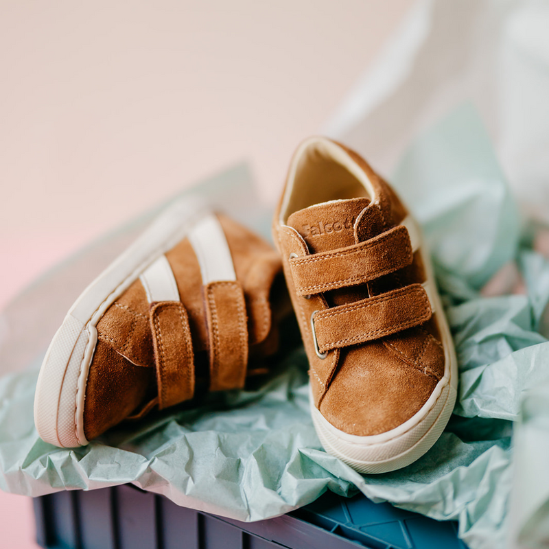 Falcotto Velcro Basketter Camel (maat 21-26)