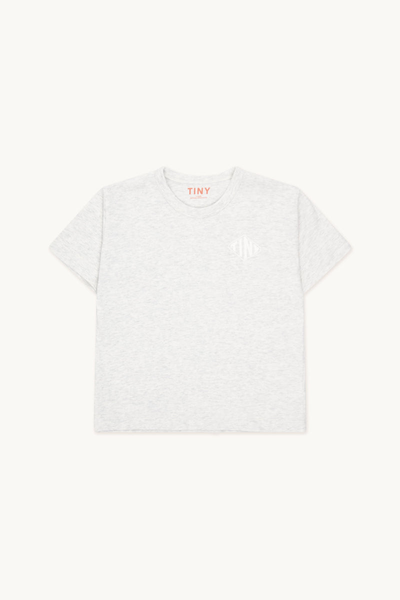 Tiny Cottons Diamond Tee Light Heather Grey