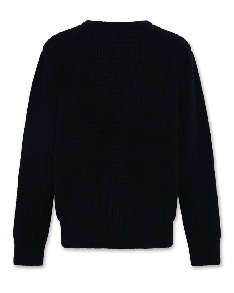 AO76 Damon C-neck Waffle Knit Navy