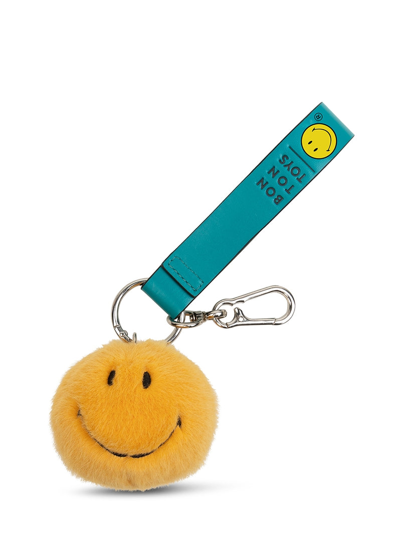 Smiley Eco Fuzzy Bag Charm  7cm