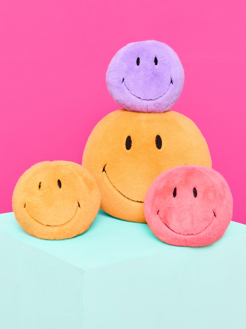 Smiley Eco Fuzzy Yellow 13 cm