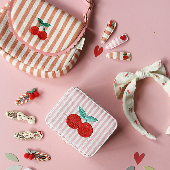 Rockahula Stripy Cherry Jewellery Box