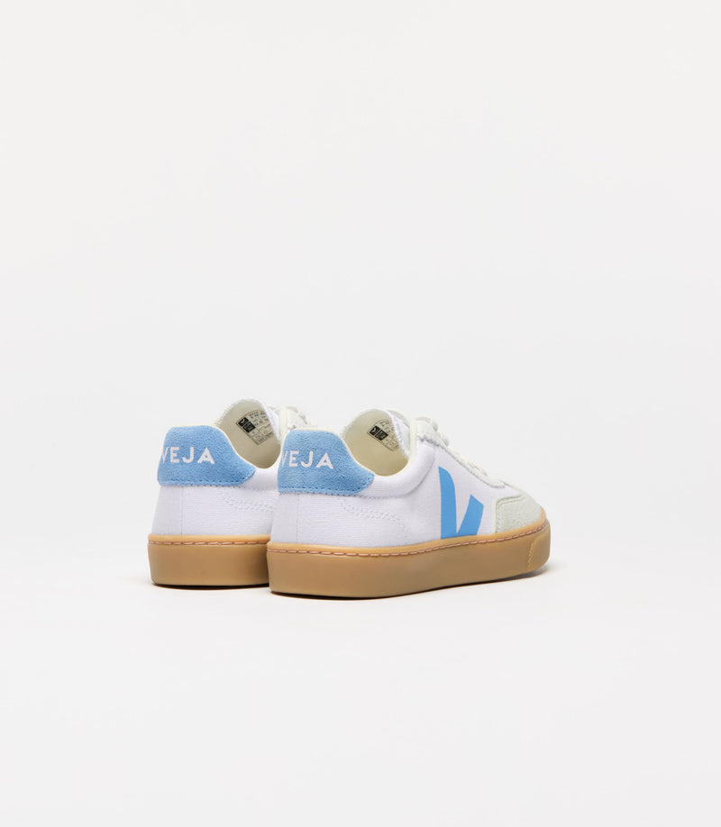 Veja Sneaker Small Volley White Aqua (maat 27-35)