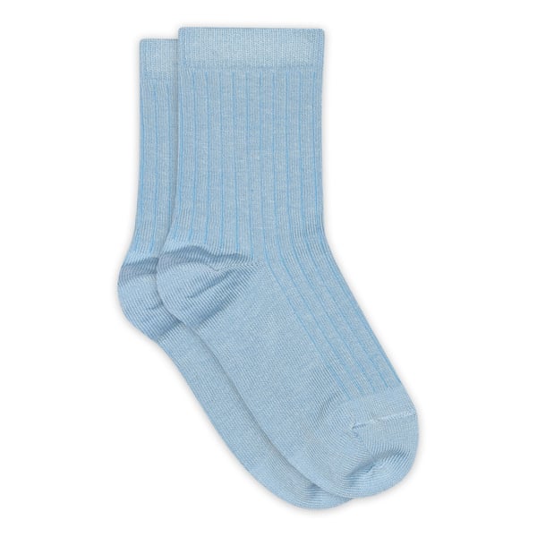 Mp Denmark Cotton Rib Socks Blue bell