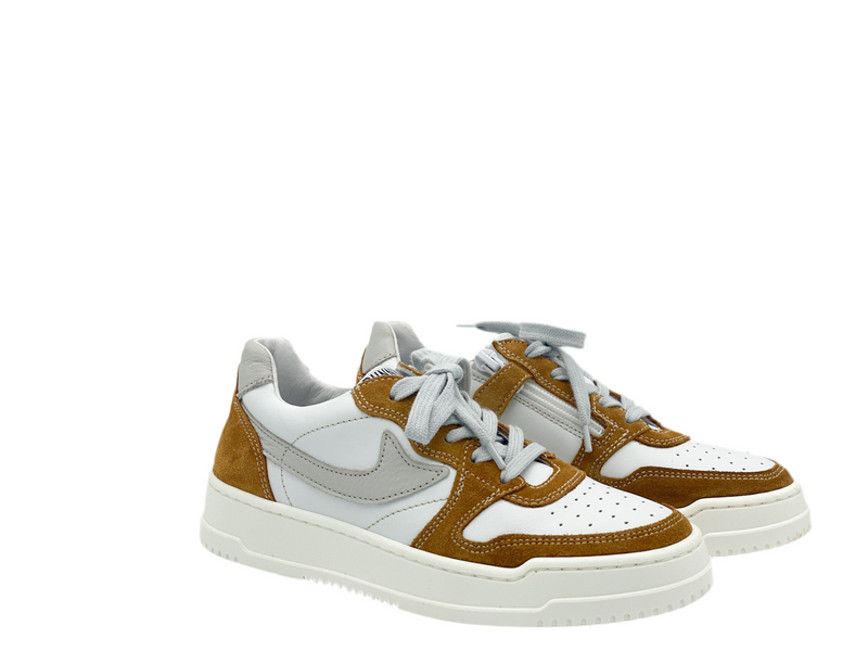 Romagnoli Sneaker Wit Bruin (maat 32-38)