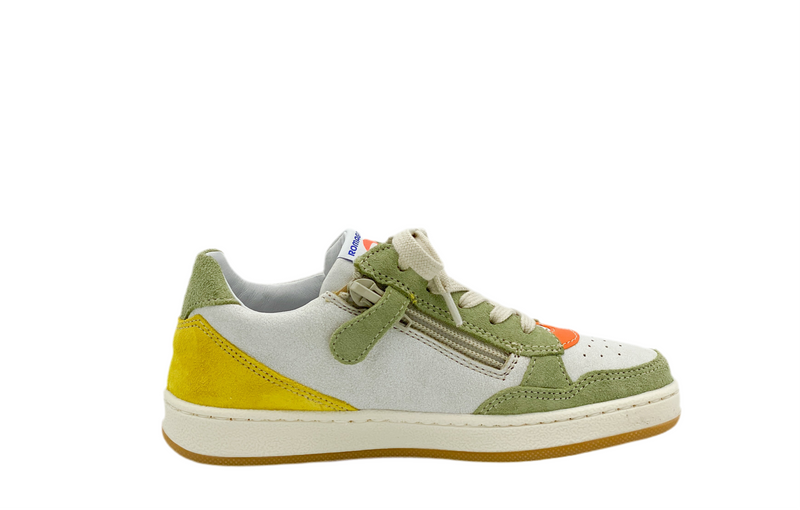 Romagnoli Wit Met Groene Sneaker (maat 30-35)