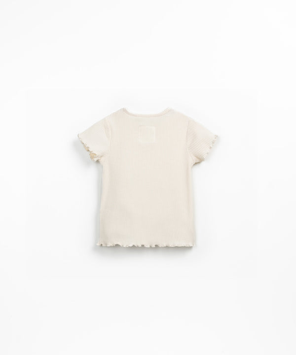 Play Up Flamé Rib T-shirt Grés