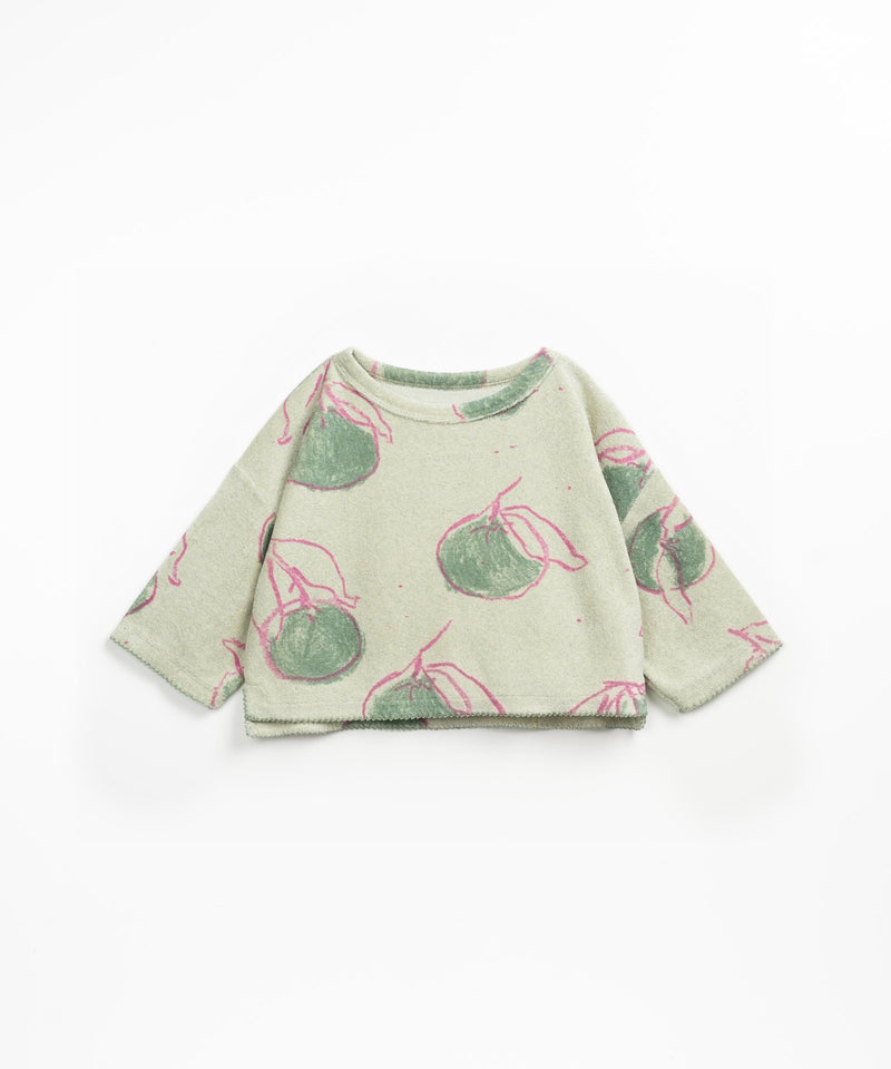 Play Up Printed Plush Sweater Atelier