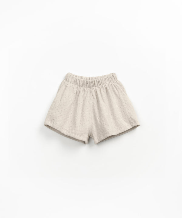 Play Up Embellished Jersey Shorts Grés