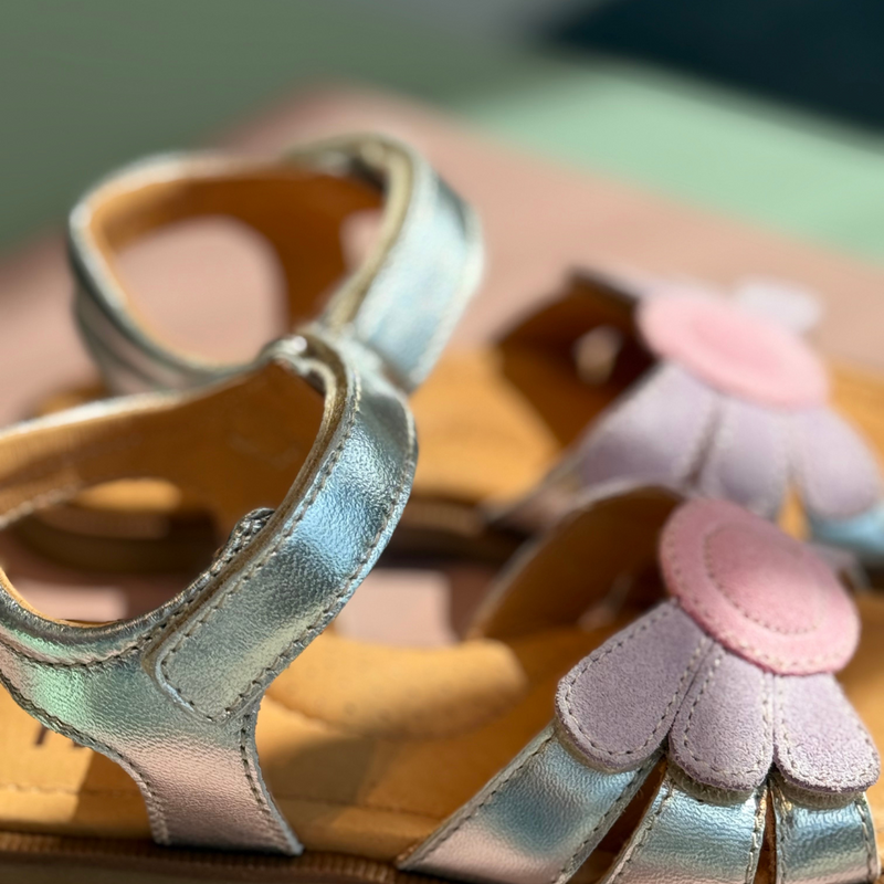 Romagnoli Flower Sandaal Zilver (maat 27-33)